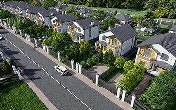 Купить дом в коттеджном поселке "Панорама" ст-ца Раевская от 3 999 000 руб с участком